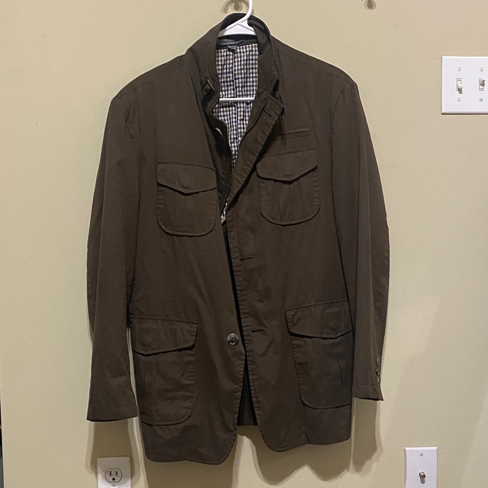 Johnston & Murphy Brown Zip Jacket